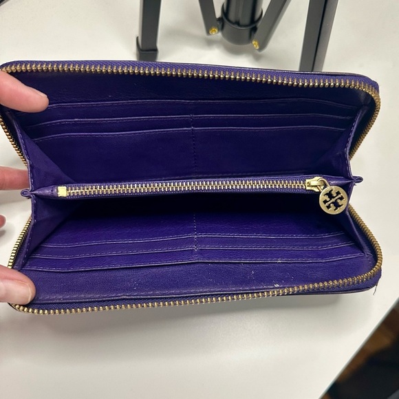Tory Burch Continental Wallet – Purple - Make an Offer! - Picture 2 of 6